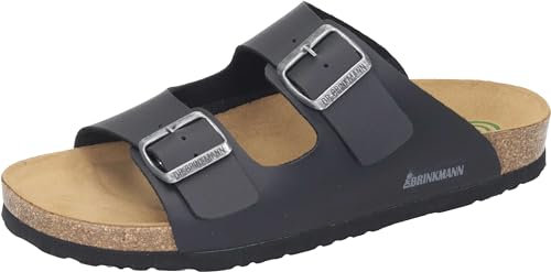 Dr. Brinkmann 600275, Ciabatte Uomo, Nero (Schwarz 1), 44 EU