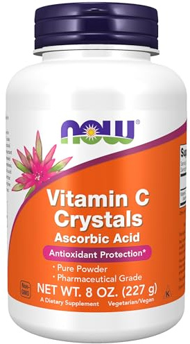 NOW Foods Supplements, Vitamin C Crystals (Ascorbic Acid) Powder , Antioxidant Protection*, 8-Ounce