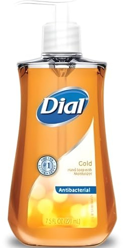 Dial Antibacterial Liquid Hand Soap, Gold, 7.5 Ounce