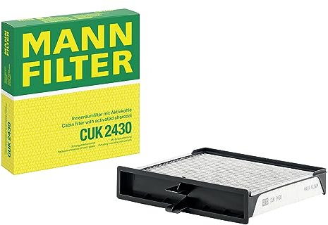 MANN-FILTER CUK 2430 Filtro aria cabina - Filtro Antipolline con Carbonio attivato - per Autovetture + veicoli commeriali