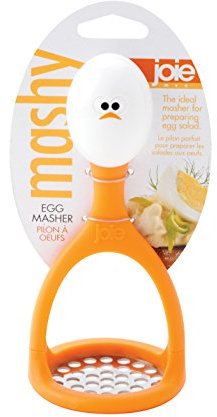 Joie 067742-507921 Stainless Steel Egg Mashy, Plastic, Orange, 6.5