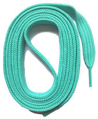 SNORS SCHNÜRSENKEL flach MINT 130cm, reißfest, Made in Germany, universelle Flachsenkel aus Polyester für Sportschuhe Sneaker Turnschuhe und Laufschuhe - ÖkoTex, 6mm breit