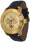 Trias Automatikuhr mit Kalenderanzeige und Großdatum TR-T22502-48-G für Herren - Automatik, Analog, Wasserdicht, Lederarmband mit Schnalle