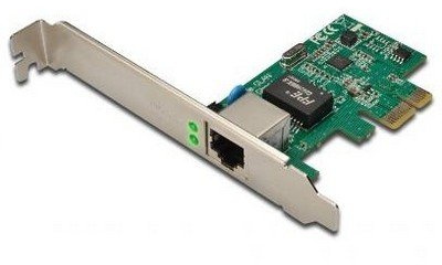 DIGITUS IO-Karte - PCIe - RJ45 Netzwerk-Karte - 1-Port - Gigabit Ethernet - 1 Gbit/s - PCI-Express