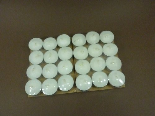 Bella-Vita Dapo 2X 12 Teelichter kleine Kerzen für Windlichter langbrennend, Weiss, Weihnachts-Party-Advents-Stimmyngs-Dekiration-Geschenk