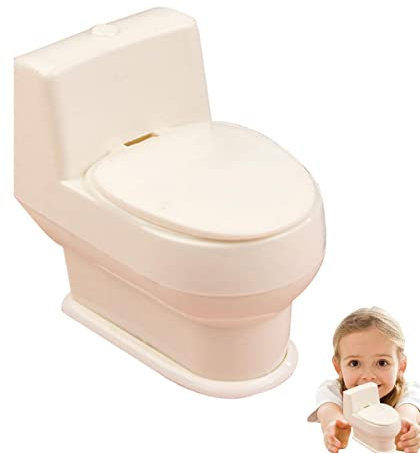PETUFUN Toilet Seat Toy | Novelty and Funny Water Squirting Prank Toy | Novelty April 's Day for Children Over 3 Years Old