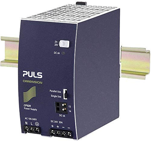 PULS CPS20.241-C1 Hutschienen-home charger (DIN-Rail) 24 V/DC 20A 480W Anzahl Ausgänge:1 x Inhalt 1 pc(s)