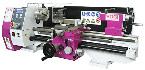 SOGI M2-450D Tornio per metalli da banco 210 x 510 motore Brushless avanzamenti automatici
