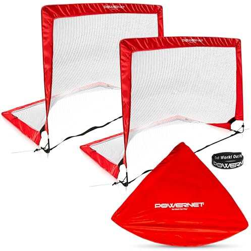 PowerNet Soccer Goal 4 x 3 Portable pop-up net