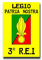 Aufkleber/Sticker Legion Partia Nostra Fremdenlegion 3e REi Wappen 5x7cm A959
