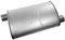 Walker Quiet-Flow SS 21690 Direct Fit Auspuffschalldämpfer 5,7 cm Einlass (OD) 5,7 cm Auslass (ID) für Ram 1500