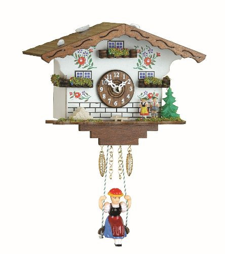 Trenkle Kuckulino Schwarzwalduhr Schweizerhaus mit Quarzwerk und Kuckuckruf TU 2021 SQ