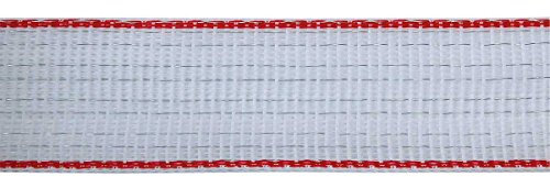 AKO Fencing Band Top Line Plus, 500m, 10mm 4x0,3TriCond, weiß/rot