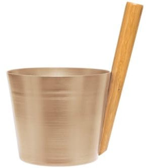 Rento Sauna bucket aluminium champagne
