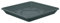 Geli Thermo Plastic Nora Soucoupe pour pot de fleurs carré en plastique 35 x 35 cm anthracite