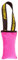 Dingo Hundespielzeug Beisswurst Agility Baumwolle mit Griff handgefertigt für Bisstraining Apportieren Schwimmend Schwimmfähig 15 x 6 cm Rosa 15601