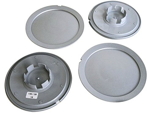 4X Nabenkappen 147 mm / 57 mm Nabendeckel für Audi VW Seat Skoda Universal Kappen 147,0/57,0 mm Deckel Felgendeckel
