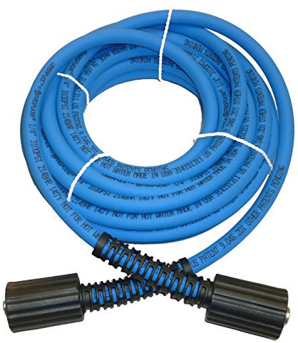 UBERFLEX Kink Resistant Pressure Washer Hose 1/4 x 25' 3,100 PSI with (2) 22MM