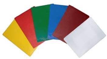 Thunder Group 18 X 12 X 1/2 (457mm x 305mm x 13mm) Cutting Board, HDPE, 6 color set