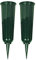 Black Duck Brand Grabflöte, Blumenvasen, Kunststoff, 24,8 cm, Grün, 2 Stück