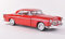 Chrysler 300 C, rot , 1955, Modellauto, Fertigmodell, Motormax 1:24