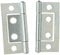Merriway BH03826 (2 Pcs) Bright Zinc Plated Flush Door Cupboard Hinge, 50 mm (2 inch) - Pack of 2 Pieces