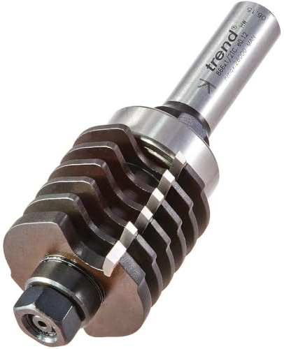 Trend Professional Finger Jointer Router Cutter Bit, 1/2 Inch Shank, 40mm Cut Diameter and 28mm Cut Length, 866X1/2TC
