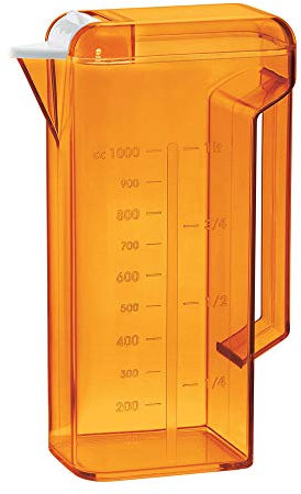 guzzini 07280245 caraffa frigohappy hour arancio trasparente