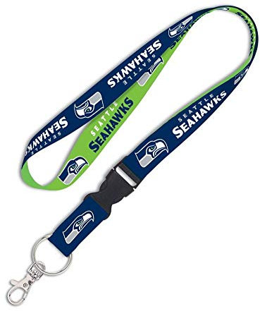 Wincraft Seattle Seahawks NFL Football Sports Team abnehmbares Schlüsselband mit Schlüsselring