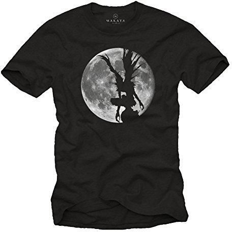 MAKAYA T Shirt Ryuk Shinigami - Magliette Nerd Geek Manga Anime Comic Uomo