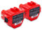 vhbw 2x Batteria compatibile con Makita 6271DWPE, 6271DWPE3, 6271DWPL, 6271DWPLE, 6313D, 6313DA, 6313DWAE attrezzi da lavoro (1500mAh NiMH 12V)