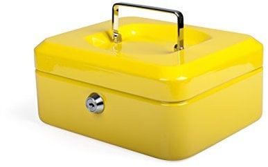 PAVO Premium 8 inch Cash Box Yellow