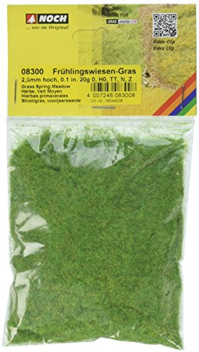 NOCH 8300 Streugras Fruehlingswiese Hellgruen, 2.5 mm, grün