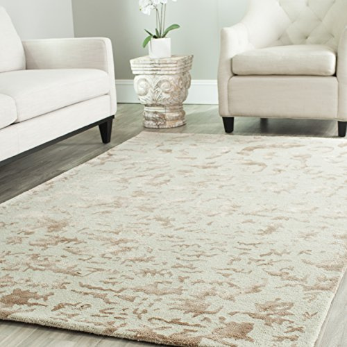 SAFAVIEH Soho Collection Area Rug - 6' x 9', Ivory, Handmade Wool, Ideal for High Traffic Areas in Living Room, Bedroom (SOH525A)