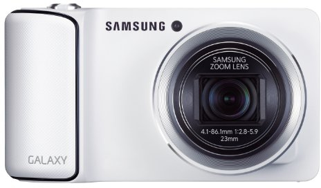 Samsung Galaxy Wi-Fi Camera - White (16MP, 21x Optical Lens) 4.8 inch LCD