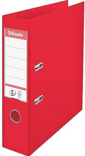 Esselte 162510 5 Stück Aktenordner A4 75 mm rot