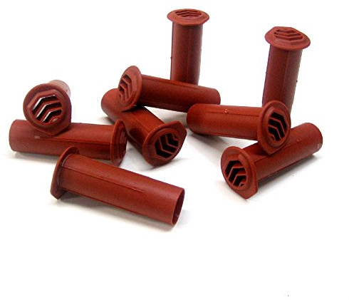 10 x Terracotta Drill Weep Vents Round Vent Cavity, Retaining, Rendered Walls