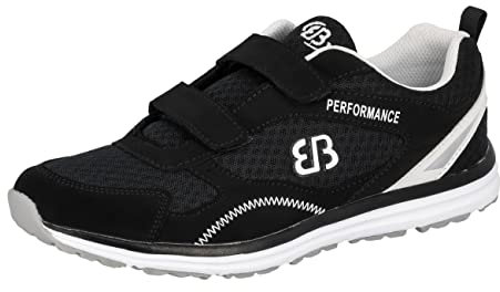 Brütting Unisex Performance V Fitnessschuhe, Schwarz Weiß, 44 EU