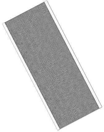 TapeCase 421 3 x 7.25-25 Dark Silver Lead/Rubber Adhesive Tape, Lead Foil Tape-Converted from 3M 421, 60-225 degree F Performance Temperature, 0.0063 Thick, 7.25 Length, 3 Width (Pack of 25)