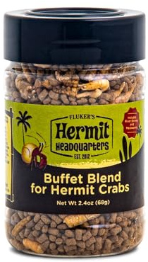 Fluker's Buffet Blend Diet - Food for Hermit Crabs 2.4 oz