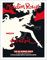 Pacifica Island Art - Moulin Rouge Kabarett - Paris, Frankreich - Watusi-Tanz - 40 Doriss-Mädchen - Retro Theater Plakat von René Gruau c.1970 - Kunstdruck 28 x 36 cm