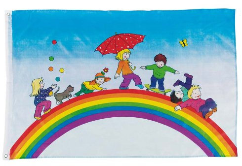 GoKi Flagge Spielende Kinder