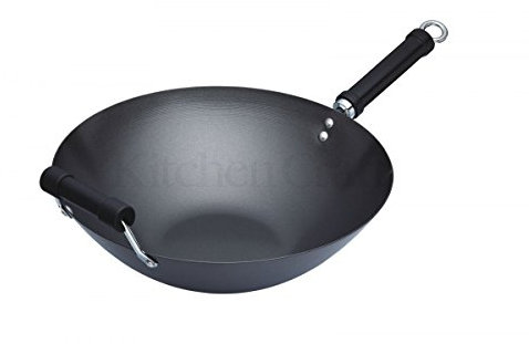 Wok Anti-Adhésif Base Plate 35 cm - Kitchen Craft