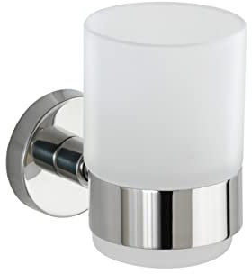 WENKO Zahnputzbecherhalter UNO Bosio Edelstahl matt