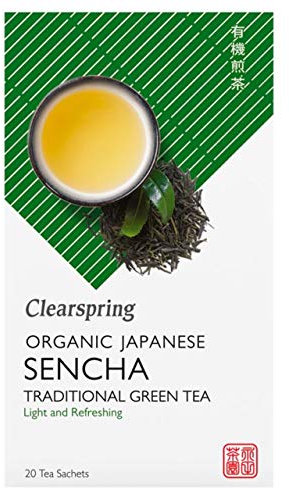 (4 PACK - Clearspring - Organic Green Tea Sencha | 20 Bag | 4 PACK BUNDLE