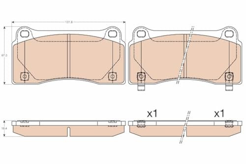Lucas Motoren gdb3573ábrake Pad Set, Bremse