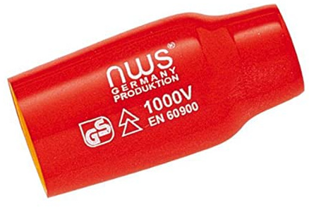 NWS 2016-17 3/8-Inch Socket Wrenches, Red, 17 mm