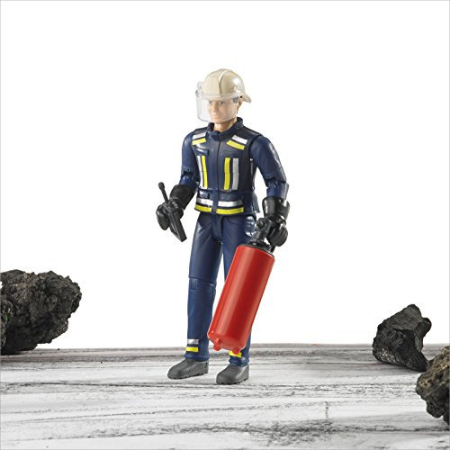 bruder Feuerwehrmann m. Helm, Handschuhe u. Zubehör/6010