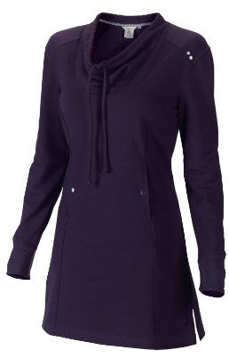 Isis Aimee Kleid für Damen, Aubergine, Größe S
