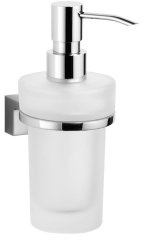 AVENARIUS Seifenspender mit Wandhalterung Messing verchromt - Serie 360
